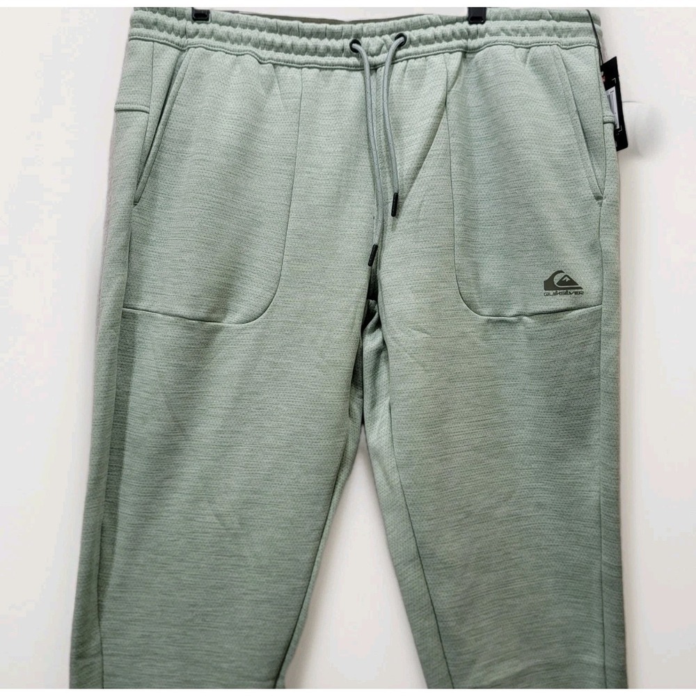 Quiksilver‎ Dry Flight Fleece Clean Surf Joggers Sage Men XL / TG NWT $100